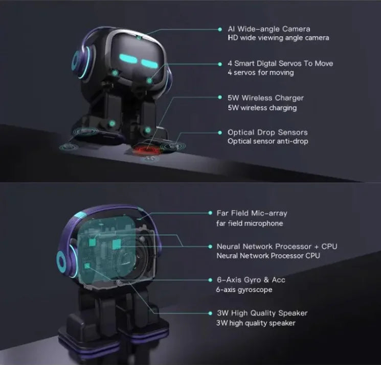 Emo Desktop Robot for Kids